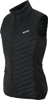Produktbild von Regatta Andreson Hybrid Steppweste für Damen, Farbe:Schwarz, Größe:48