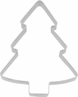 Produktbild von Birkmann Ausstechform Tannenbaum, Ausstecher, Plätzchenform, Keks, Plätzchen, Edelstahl, 8 cm, 199439