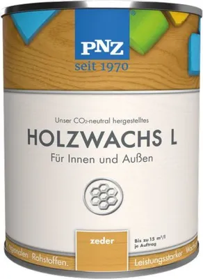 Produktbild von PNZ Holzwachs L (antikweiß) 0,75 l - 76100