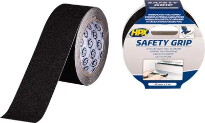 Obrázok produktu pre HPX – protisklzová páska – čierna – 50 mm x 5 m – EÚ –