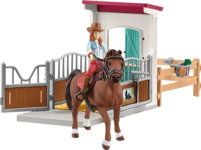 Image de Schleich Horse Box avec Hannah & Cayenne 42710