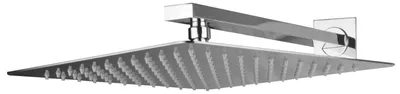 Produktbild von PaulGurkes Duschkopf Set eckig 30 cm mit Wandarm Brausekopf Regendusche