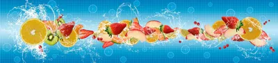 Produktbild von XL Wandpaneele ca. 280x65cm - stabile und pflegeleichte PVC Platten zur Wandverkleidung z. B. als Küchenrückwand - 1 Paneel, 3 teilig (Gesamtbild Mosaik Set)