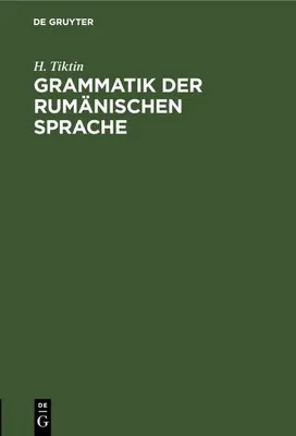 Produktbild von Grammatik der rumänischen Sprache