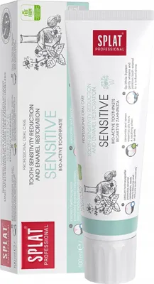 Immagine prodotto di Splat | Dentifricio - Dentifricio Professionale Sensitive - 100 Ml - Per denti sensibili - Ingredienti naturali - Antibatterico