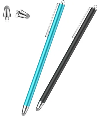 Immagine prodotto di Stilo capacitivo per touchscreen, universale, confezione da 2 pezzi, 16 cm