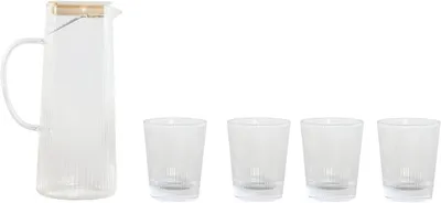 Image de Ensemble de verres en borosilicate, 5 pièces, 245 ml, pour la cuisine