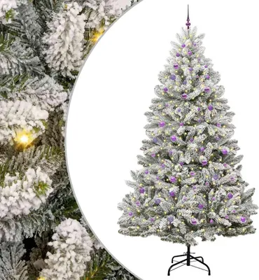 Immagine prodotto di vidaXL Albero di Natale artificiale, 270 cm, 300 LED, luce bianca calda