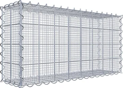 Produktbild von Splittgabione 80 cm x 40 cm x 20 cm (L x H x T), Maschenweite 10 cm x 10 cm, Spirale