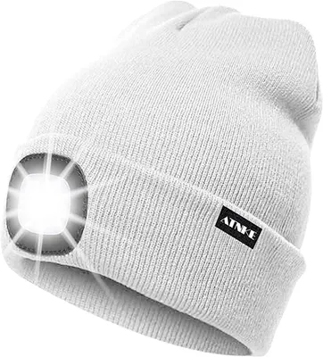 Produktbild von ATNKE LED Beleuchtete Mütze,Wiederaufladbare USB Laufmütze mit Licht Extrem Hell