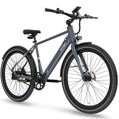 Produktbild von HITWAY BK19 PRO 700C E-Bike, 36V 10,4Ah Akku, 25 km/h, 40-80 km Reichweite, Scheibenbremsen vorne & hinten,  Multifunktionales LCD-Display,APP,Unisex