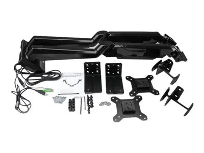 Zdjęcie produktu dla StarTech.com ARMSLIMDUO, Zacisk, 8 kg, 30,5 cm (12"), 76,2 cm (30"), 100 x 100 mm, Czarny