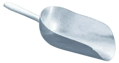 Productafbeelding van Schoppen voor zakken, aluminium, 385 mm, met handvat aan de bovenkant
