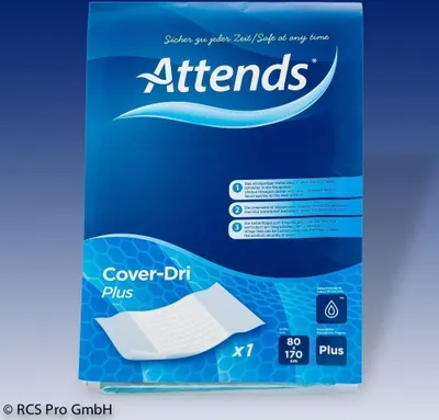Zdjęcie produktu dla Attends Cover-Dri Plus 80x170 cm 30 szt