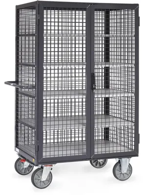 Produktbild von Fetra ESD-Kastenwagen mit 1000x680mm Ladefläche in Grey Edition