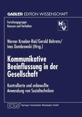 Zdjęcie produktu dla Kommunikative Beeinflussung in der Gesellschaft