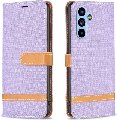 Produktbild von König Design Hülle kompatibel mit Kunstleder Handyhülle - Handy Case Lila