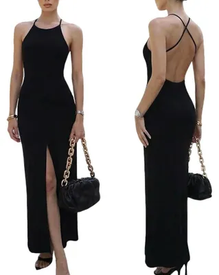 Produktbild von Elegantes, trägerloses Maxikleid für Damen