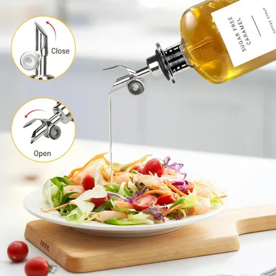 Produktbild von Olivenölspender Set - 2 Stück - Glasflaschen - 500 ml