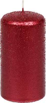 Produktbild von Stumpenkerze "YARA" Rubin Rot 110/57 mm, Weihnachtskerzen von Steinhart Kerzen in RAL-Kerzen Güte Qualität