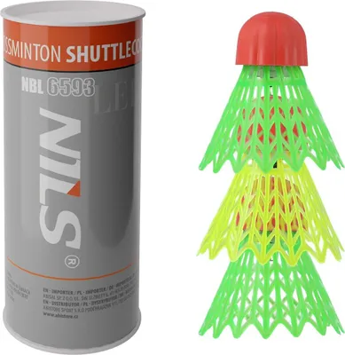 Image de NILS LED volants de crossminton volants de Speed Badminton - set de 3 volants pour le jour & la nuit