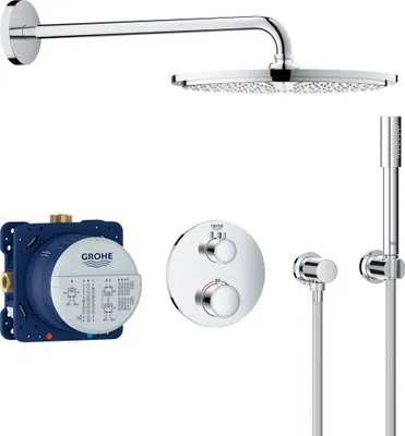 Produktbild von Grohe UP-Duschsystem GROHTHERM mit Rainshower Tempesta 310 chrom