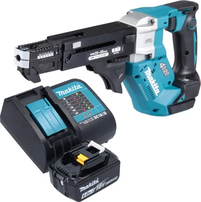 Produktbild von Makita DFR 552 SG1 Akku Magazinschrauber 18 V 25 - 55 mm Brushless + 1x Akku 6,0 Ah + Ladegerät