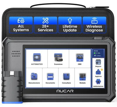 Imagen del producto de Herramienta de diagnóstico profesional para automóviles - Escáner OBD - Escáner de sistemas - Lector de códigos de error de automóviles - Escáner de diagnóstico