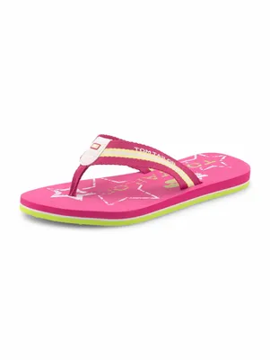 Produktbild von Tom Tailor 8070304 852 Mädchen Bade Pantolette Pink/Lime, Rot, Gr. 37