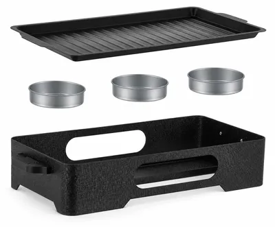 Produktbild von Omgoods – Grillplatte mit Antihaftbeschichtung zum Warmhalten von Speisen