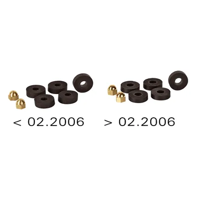 Produktbild von GROHE Dichtung und Hutmutter 45054, 3/8''