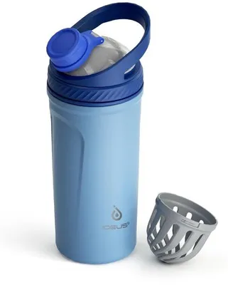 Obrázok produktu pre Šejker na proteínový prášok a športová fľaša 710 ml, viacúčelový pohár, nápojový pohár bez obsahu BPA, uzatvárateľný rýchlozávit, tyrkysová farba