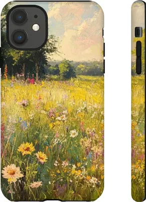 Produktbild von Sonnenverwöhnte Wildblumenwiese – Hülle Kompatibel mit iPhone 11