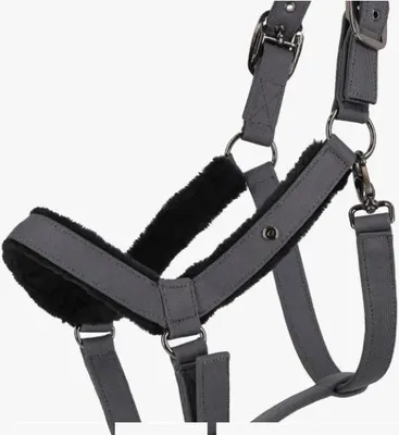 Image de Set de licols QHP avec tricot Sensisoft gris, Taille:Full