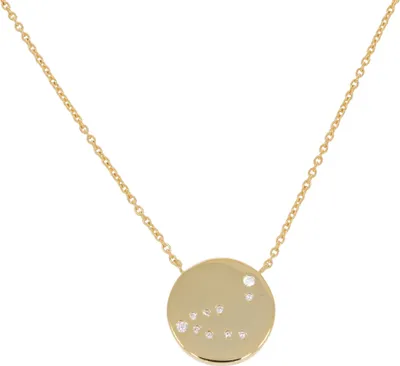 Produktbild von SJ-C1063-cz-YG Collier Zodiaco Steinbock vergoldet Sif Jakobs