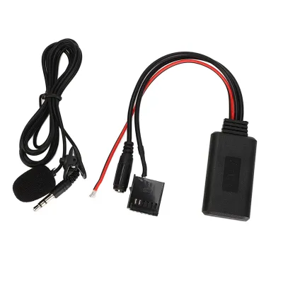 Image de Module sans fil Bluetooth pour voiture,Câble AUX Bluetooth,Adaptateur AUX Bluetooth,Module Bluetooth pour voiture,Microphone mains libres pour voiture,Module AUX IN Bluetooth