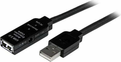 Produktbild von USB-Kabel Startech USB2AAEXT35M         USB Schwarz