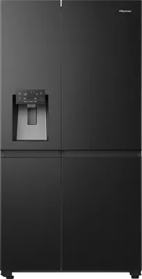 Obrázok produktu pre Hisense Kuehl/Gefrierkombi SbS black steel look RS818N4TFE