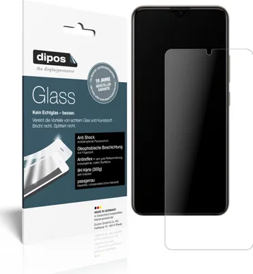 Produktbild von 2x Schutzfolie für Vivo U3 matt - Anti-Shock 9H Folie dipos Glass Kunststoffglas