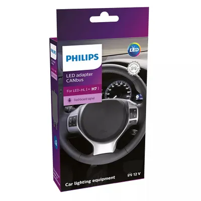 Productafbeelding van 2x Originele Philips CANbus adapter voor Ultinon Pro6000 H7 LED, type 11972X2, met stekker