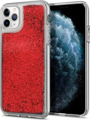 Produktbild von Sanduhr Glitzer Hülle für Samsung Galaxy A73 - Rot KP17861