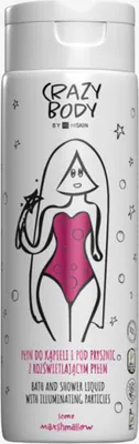 Produktbild von HISKIN Crazy Body Duschgel mit Leuchtpuder - MARSHMALLOW 250 ml