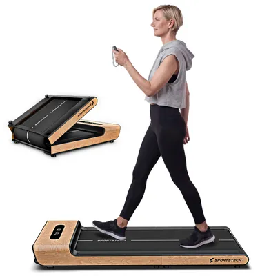 Produktbild von Sportstech WoodPad_Pro_LWD klappbar, 8 km/h, leise, App, bis 120 kg