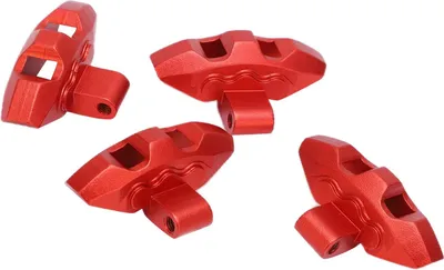 Zdjęcie produktu dla 4PCS RC repliki zacisków hamulcowych ze stopu aluminium dla TRAXXAS UDR 1/7 CarRed