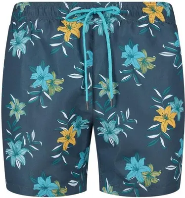 Produktbild von Skiny Herren Swim Beach Shorts Midnight Flowers