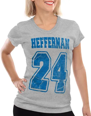 Produktbild von style3 Heffernan 24 Damen T-Shirt doug queens sitcom, Farbe:Grau meliert, Größe:XL