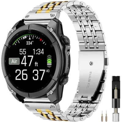 Productafbeelding van Solidchoice - Stalen Vervangband voor Garmin Fenix 8