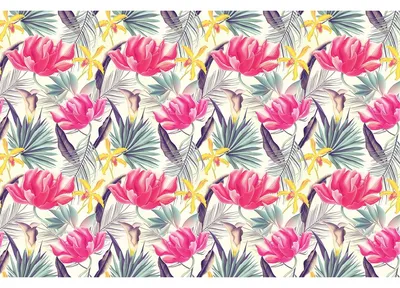 Immagine prodotto di Adesivo per mobili Razogo «Tropical» (40 x 60 cm)