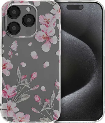 Produktbild von imoshion Design Hülle iPhone 15 Pro - Blossom Watercolor