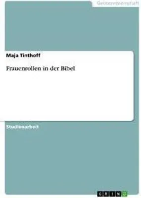 Produktbild von Frauenrollen in der Bibel